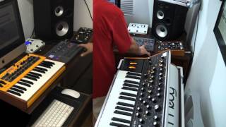 Synth Jam 31 Electribe 2 DSI Mopho Keyboard and Moog Sub 37 [upl. by Hersh]