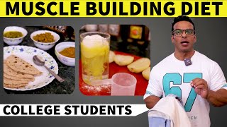 Muscle Building Diet For College Students  Full Day of Eating  Yatinder Singh [upl. by Acile768]