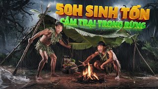 PHD  50 Giờ Cắm Trại Sinh Tồn Trong Rừng  Cắm Trại 1 Sao Vs 5 Sao  50 Hours Survival Camping [upl. by Rowena130]