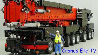 MOC Technic Liebherr LTM 175091 Mobile Crane Part 4 by Cranes Etc TV [upl. by Assilak]