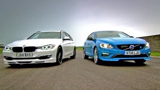 Alpina D3 Biturbo Touring vs Volvo V60 Polestar  Fifth Gear [upl. by Pournaras306]