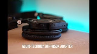 AUDIOTECHNICA ATHM50XS BLUETOOTH ADAPTER 1 YEAR LATER [upl. by Aerdnna]