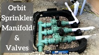 How to install Orbit Sprinkler Manifold and Valves [upl. by Azenav79]