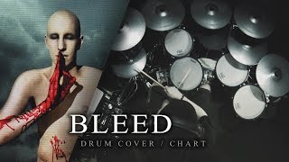 Meshuggah  Bleed Drum CoverChart [upl. by Sihtam]