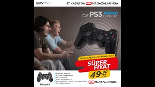 PS3 WIRELESS CONTROLLER BİLGİSAYARA KABLOSUZ BAĞLAMA CONNECT PC VIA BLUETOOTH2VİDEO 100 ÇÖZÜM [upl. by Sylvia552]