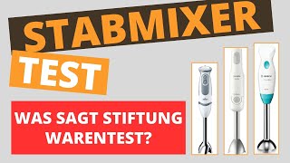 Beste Stabmixer  Pürierstab Stiftung Warentest Bewertungen [upl. by Eden]