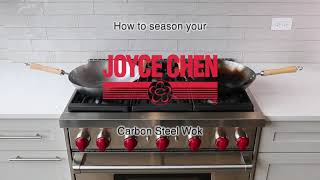 How To Season A Joyce Chen Wok [upl. by Alyam]