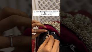 very useful dupatta hack♥️👍duppattahack bridaldupattasetting fashionblogger fashion useful [upl. by Demy]