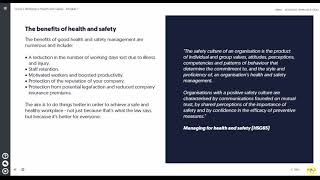 Health amp Safety at Work a Level 2 Course  Commodious UK [upl. by Zwiebel]