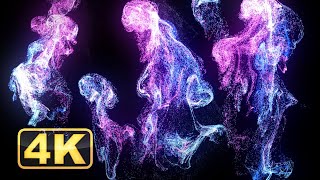 Abstract Liquid 1 Hour 4K Relaxing Screensaver for Meditation Relaxing music [upl. by Umberto471]