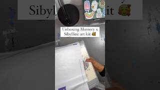 Unboxing the Sibylline x Mossery co art kit 🥰 artkit unboxing [upl. by Aicatsana]