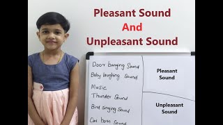 PLEASANT SOUND and UNPLEASANT SOUND A matching activity [upl. by Ailemap]