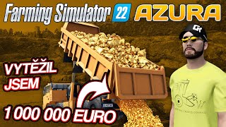 VYTĚŽIL JSEM MILION EURO  Farming Simulator 22 Azura 04 [upl. by Onilecram]