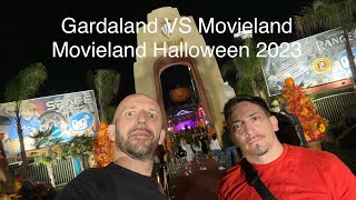 Gardaland VS Movieland Movieland Halloween 2023 [upl. by Ybrik]