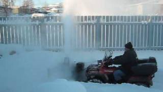 Da Blower  kimpex atv snowblower [upl. by Cilurzo]