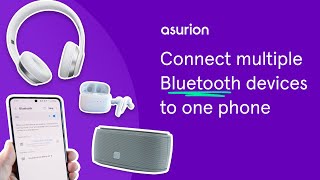 How to connect multiple Bluetooth devices to one phone  Asurion [upl. by Heyman]