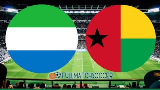 SIERRA LEONE vs GUINEABISSAU LIVE MATCH [upl. by Ishii]