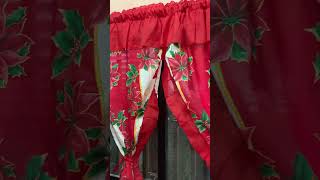 Unboxing Christmas Theme Curtain curtain christmas theme shortvideo [upl. by Akena]