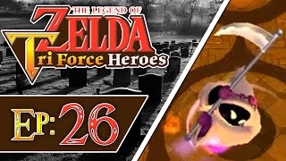 Tri Force Heroes  Part 26  The Ruins  Palace Noir 3Player 100 Walkthrough [upl. by Agustin]