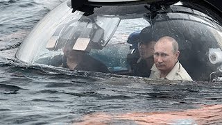 Russian President Vladimir Putin pays visit to Crimea in a submarine [upl. by Labaw]