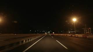 ASMR Highway Driving at Night No Talking No Music  Busan to Seoul Korea [upl. by Lipp125]