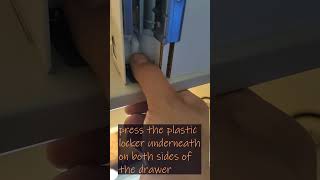 how to remove ikea  maximera drawer easy tutorial [upl. by Krasner]