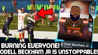 BROWNS ODELL BECKHAM JR MAKES CRAZY CATCHES OBJ IS UNSTOPPABLE Madden 19 Ultimate Team [upl. by Larson]