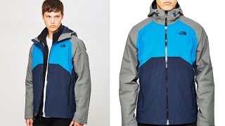 The North Face Stratos Jacket Blue Grey [upl. by Enilesoj57]