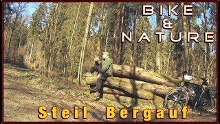 Bushcraft mit dem Fahrrad 2019  Steil Bergauf  Fahrradfahren in Hessen [upl. by Anirok151]