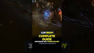 POE 324 ARCHMAGE ARC  COMPLETE GUIDE  Poe Builds shorts pathofexile poebuilds poe [upl. by Merilee386]