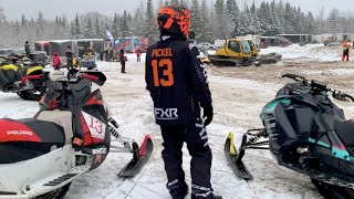 Our First Snocross Race SCMX Quebec [upl. by Namrak]