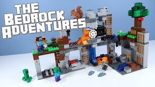 LEGO Minecraft The Bedrock Adventures Speed Build 2018 [upl. by Fredericka]