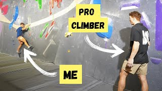 Rock Climbing But I Trained With a Pro Climber [upl. by Mueller]