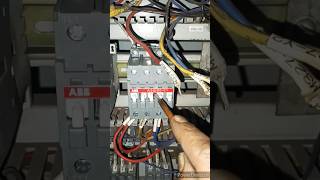 3 phase motor trip problem electrical shorts yt youtubeshorts motor panel electricianustaad [upl. by Kameko]