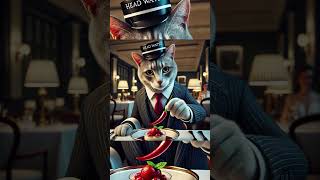 The Head Waiter Cats Drink Mishap and Sweet Revenge cute cat kitty funny shorts [upl. by Moreno]