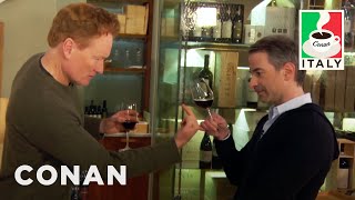 Conan amp Jordan Schlanskys Italian Wine Tasting  CONAN on TBS [upl. by Waki]