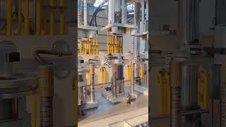 Fully automatic production line for hydraulic press filters [upl. by Lladnar]