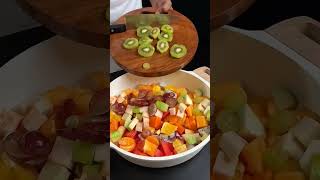 Mix fruit 🍓🍑youtube cooking [upl. by Aernda]