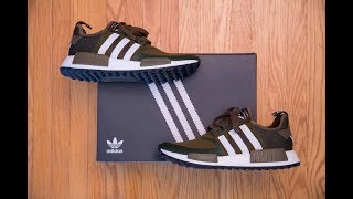 Hiking with the NMD  Adidas NMD Trail by White Mountaineering Olive Review and On Feet [upl. by Beacham]