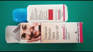 Acnesol 1 solution Uses in Hindi How To Remove Acne pimples  Acne pimples acnesol solution [upl. by Refanej]