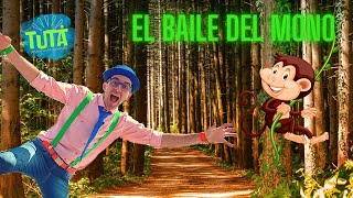 EL BAILE DEL MONO  EL BAILE DEL MACACO 🐵🙈🙉 Cantando con TUTA una Canción infantil en el bosque 🐒 [upl. by Norym]