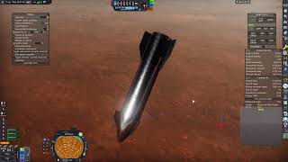 KSP KSRSS Starship Mars landing [upl. by Nira]