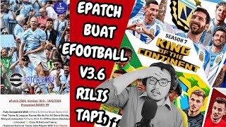 UPDATE EPATCH V160 MOD UNLOCK TEAMS amp LISENSI EFOOTBALL 2024 V36 SUDAH RILIS TAPI 🤦‍♂️🤑🤐 [upl. by Bethena]