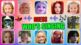 GUESS MEME amp WHOS SINGINGLike Nastya DianaToothlessElsaTenge TengeSmurf CatPeachSpider Man [upl. by Aratihc926]