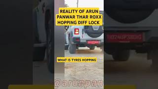 THAR ROXX HOPPING PROBLEM cars automobile arunpanwar explained [upl. by Tarra]