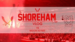 Sheffield United VS MK Away  Shoreham View Vlog [upl. by Gifferd]