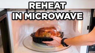 How to Reheat Rotisserie Chicken in the Microwave Without Drying It Out  How to Cook by MOMables [upl. by Ragde18]