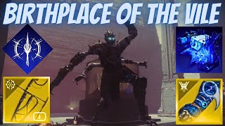 Solo GM Birthplace of the Vile Stasis Warlock [upl. by Oryaj]