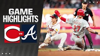 Reds vs Braves Game Highlights 9924  MLB Highlights [upl. by Necyla123]