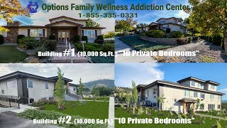 Kelowna Drug Rehab Treatment Center  Buildings 1 amp 2  Options Family Wellness Addiction Center [upl. by Pigeon]